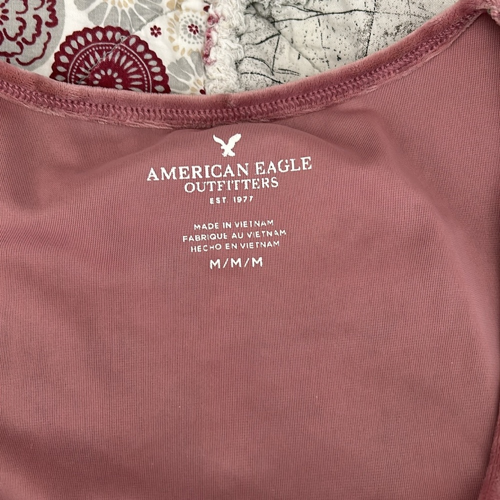 American Eagle outfitters crushed velvet top - Picture 2 of 6